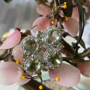 Vintage 925 green amethyst & Sapphire ring